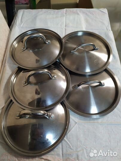 Крышка из нержавейки на кастрюлю (сотейник)