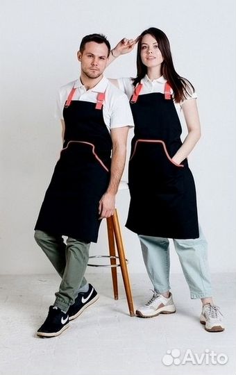 Китель черный поварской