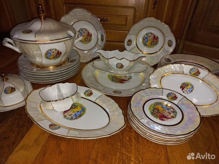 Сервиз столовый Bernadotte Мадонна Чехия,новый