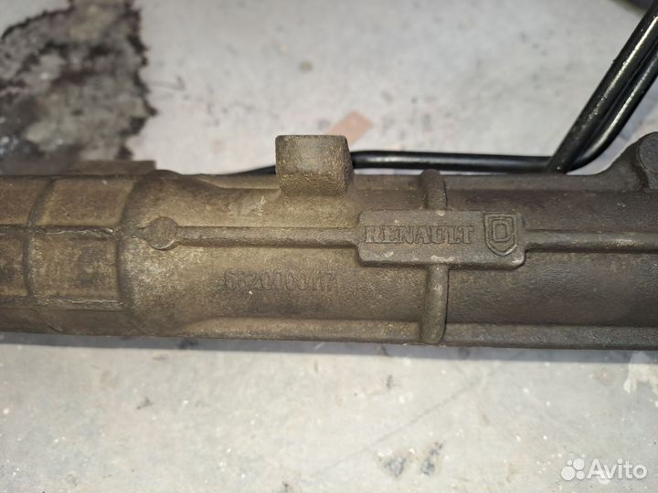 Рулевая рейка renault logan с гур