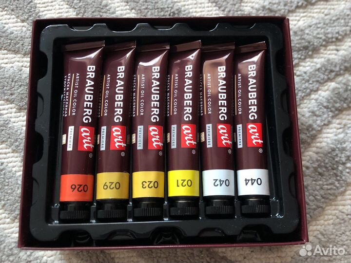 Набор масляных красок, brauberg