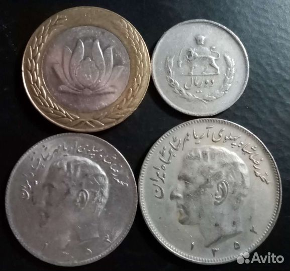 4 монеты Ирана