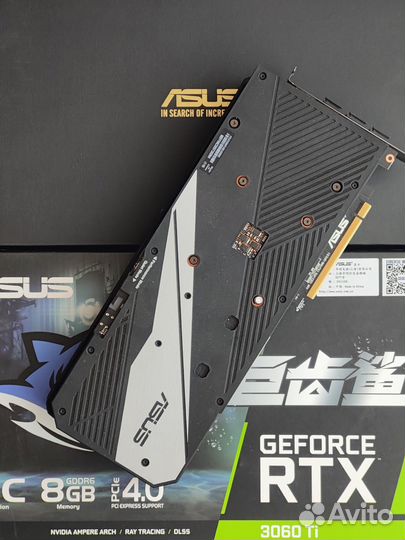 Видеокарта Asus ATS RTX 3060 TI 8 GB gaming