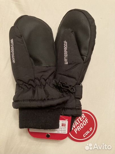 Детские зимние варежки из Дании на 14-15 лет