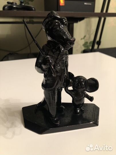 Статуэтка Гена и Чебурашка СССР