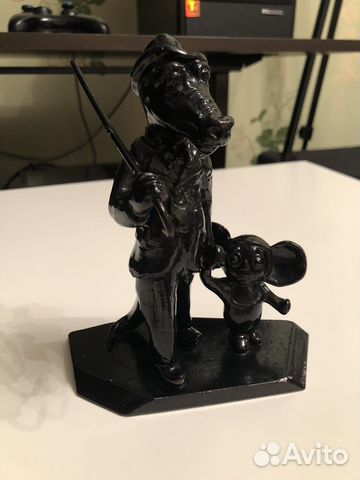 Статуэтка Гена и Чебурашка СССР