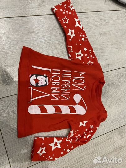 Джемпер кофта новогодняя 62-68