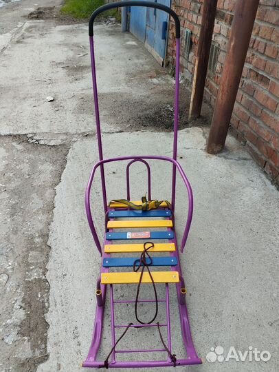 Детские санки с колесами