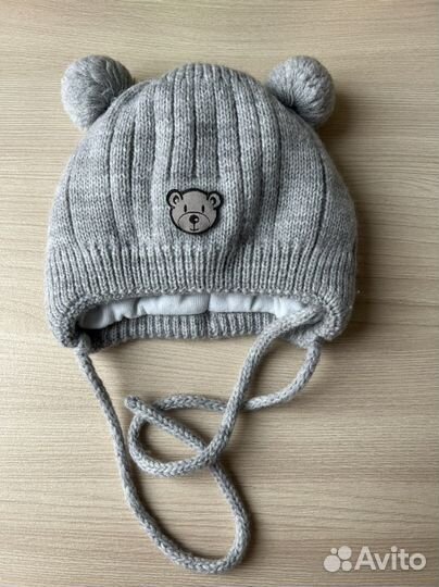 Шапочка зимняя на новорожденного