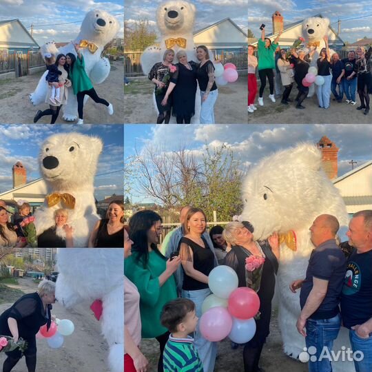 Поздравление от Ростовых кукол Маши и Медведей