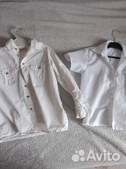 Рубашки на мальчика 122 128