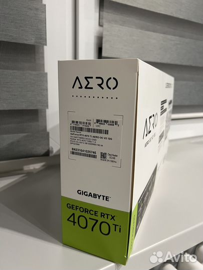 GeForce RTX 4070 Ti aero OC V2 12G