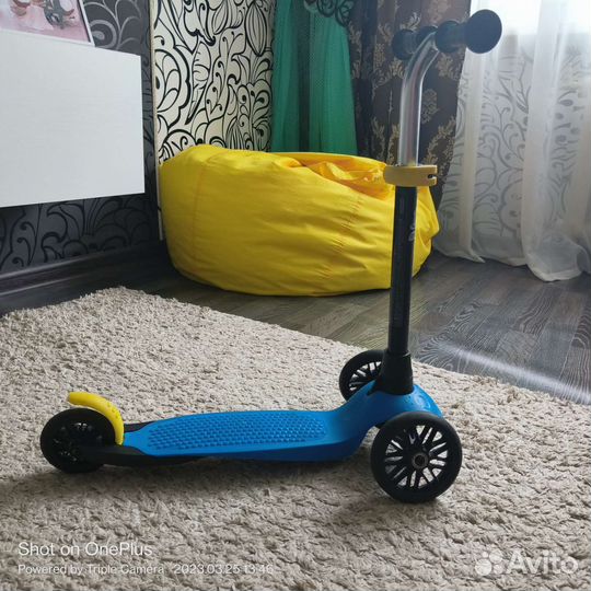 Самокат детский трехколесный бу