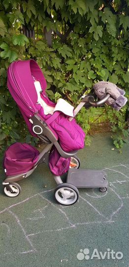 Коляска stokke xplory + люлька +акссесуары