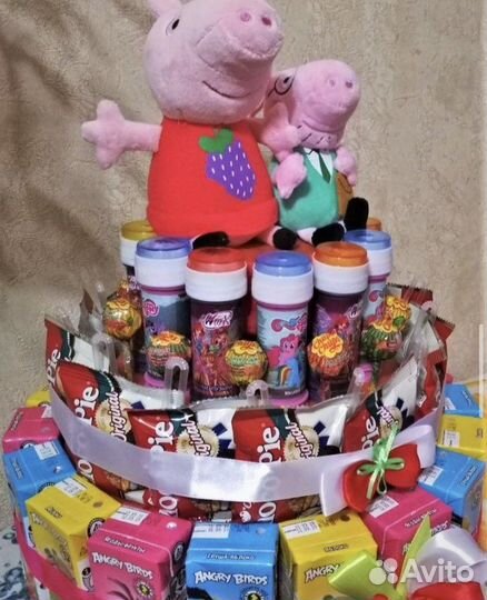 Сладкий букет из конфет на свадьбу