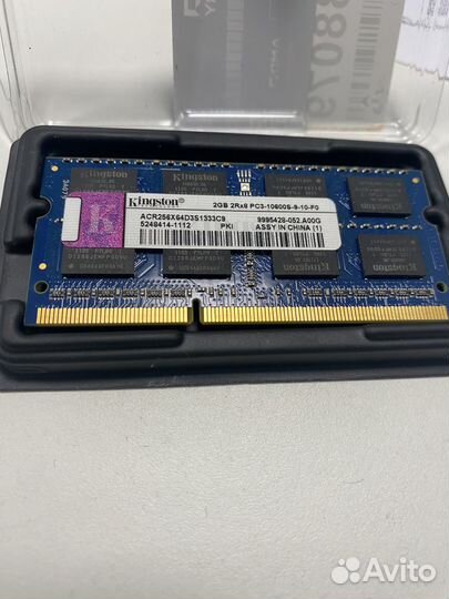 Оперативная память для ноутбука ddr3 1gb/2gb