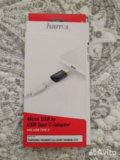 Адаптер microUSB - USB Type-C