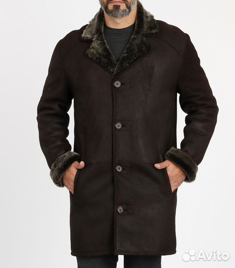 Дубленка мужская из натуральной овчины(новая)