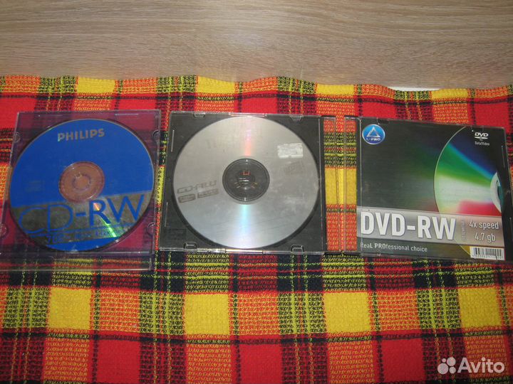 Болванки 11шт, CD-R, CD-RW, DVD-RW. Цена за всё