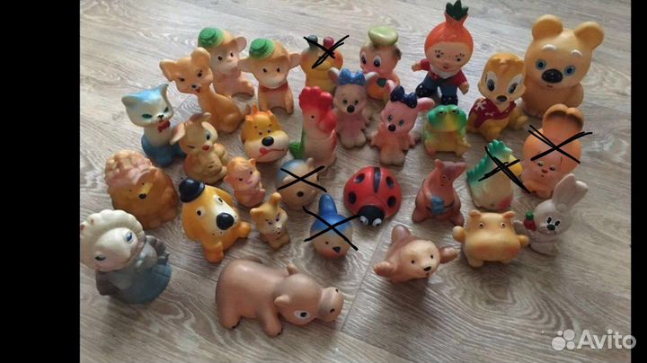 Резиновые игрушки СССР