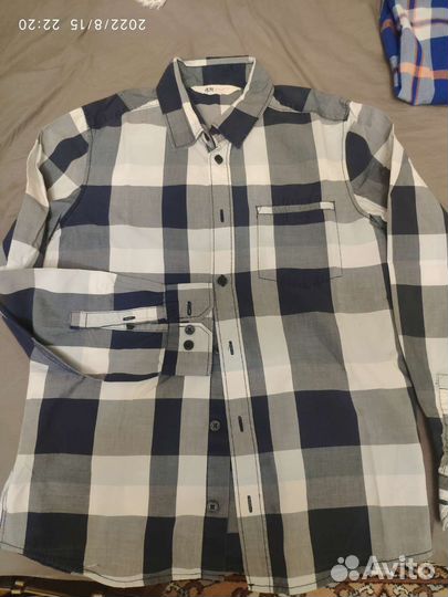 Рубашка на мальчика рост 158