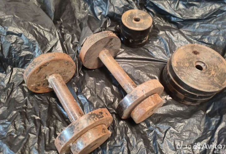 Гантели разборные СССР б/у 20 кг