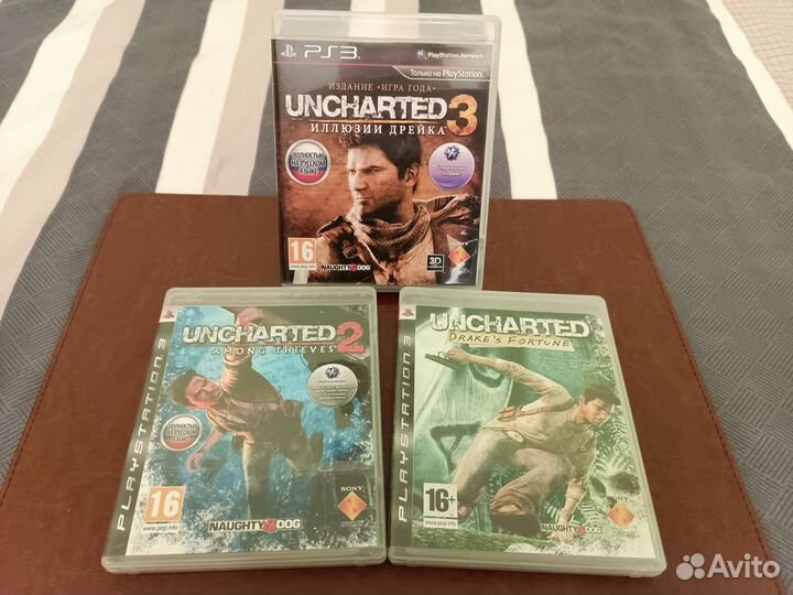 Uncharted коллекция ps3