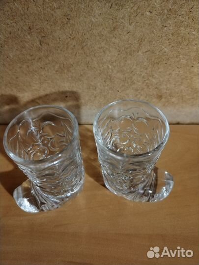 Стопки сапоги хрустальные СССР