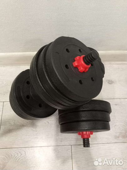 Гантели+штанга 20кг новая