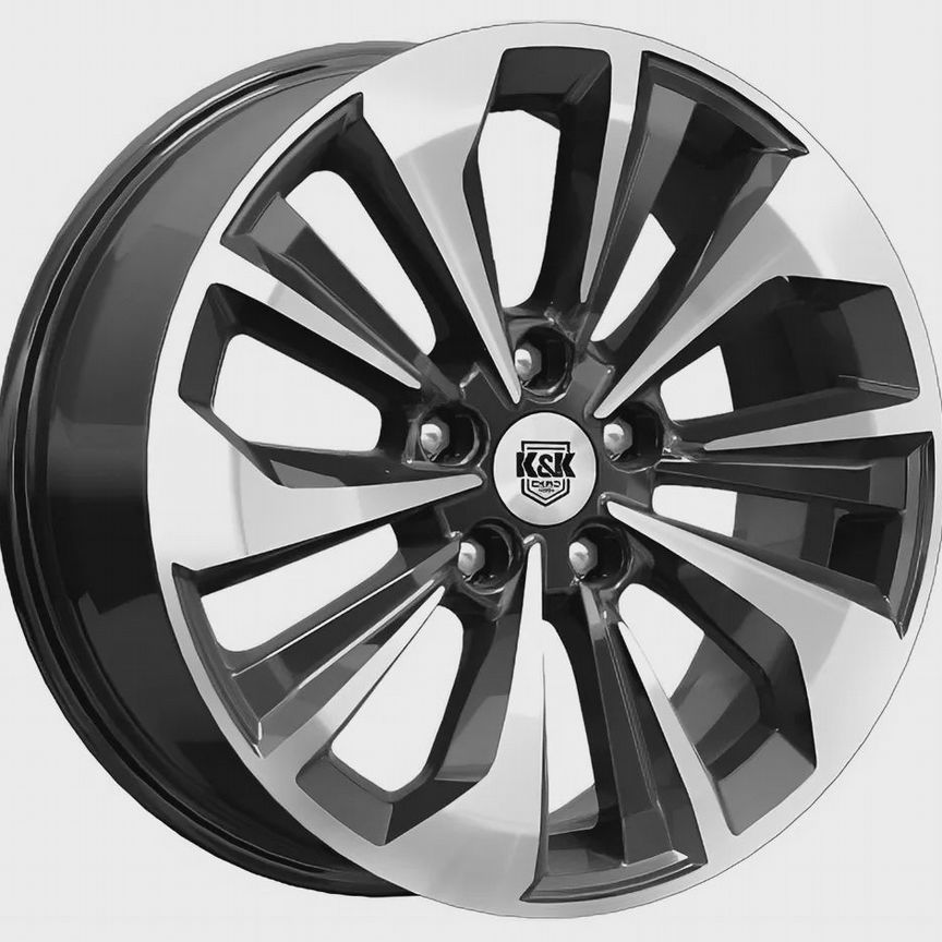 Диски K&K Авиор 7x17 5x112 ET40 D57.1 Алмаз черный