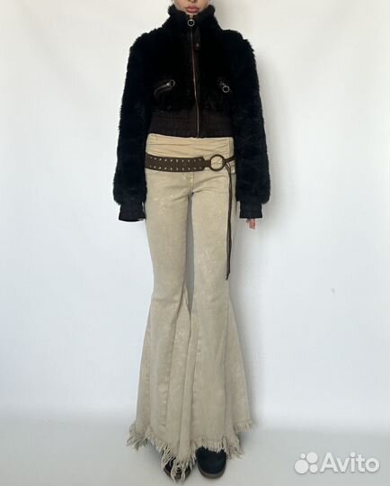 Укороченная шуба y2k