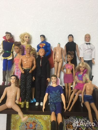 Тела кукол барби, кен, дисней