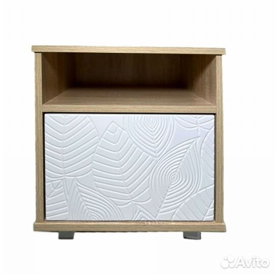 Тумба прикроватная Шарм, бордовый глянец