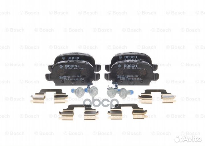 Колодки задние 0986494528 Bosch