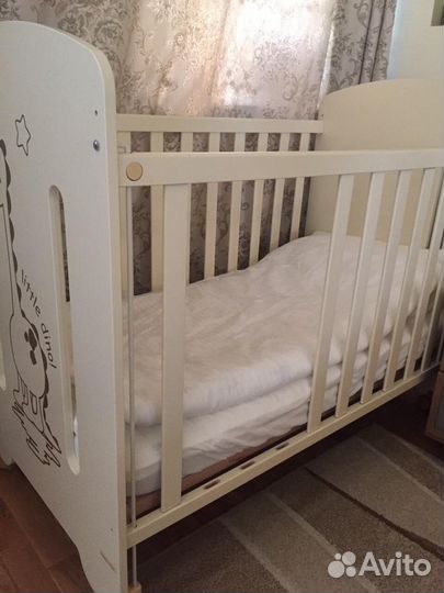 Кроватка Micuna dinus с матрасом