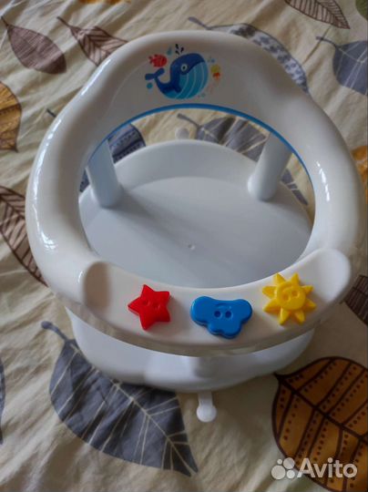 Стульчик для купания малыша, ванночка, горка