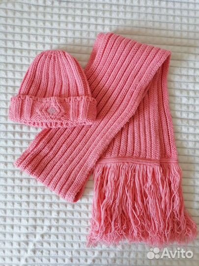 Комплект шапка и шарф женский