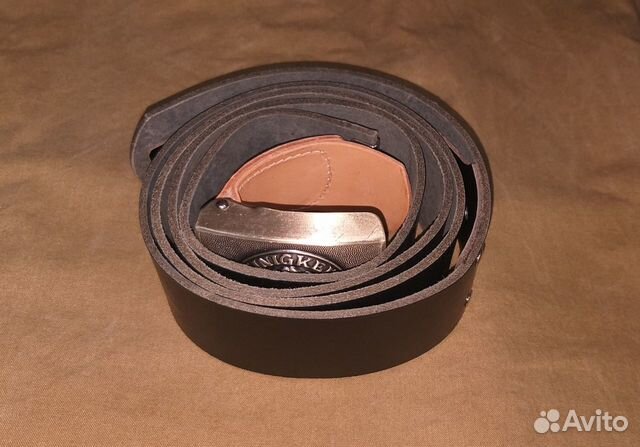 Ремень парадный кожаный Бундесвера 130-140 см