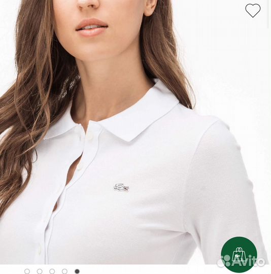 Поло с длинным рукавом женское lacoste Оригинал