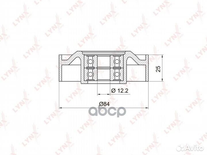 Ролик натяжной приводного ремня PB5018 lynxauto