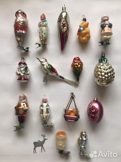Елочные игрушки СССР
