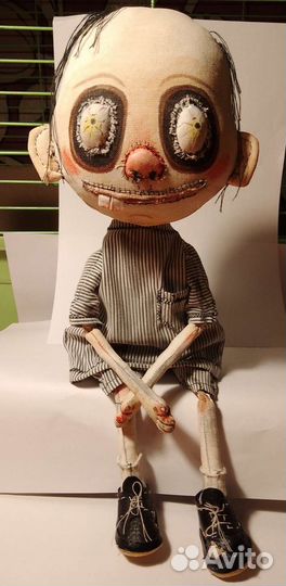 Подарок кукла зомби ручной работы