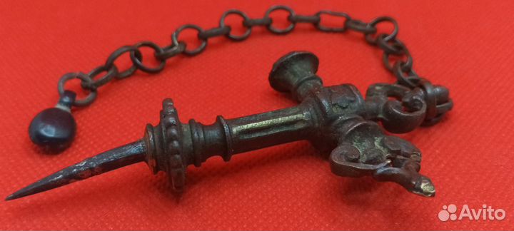 Старинный коготь дракона 18век,Китай Тибет