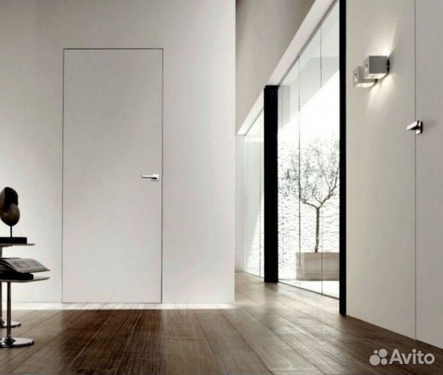 Скрытые двери под отделку