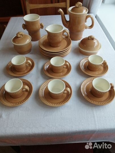 Кофейный сервиз зик СССР на 6 персон