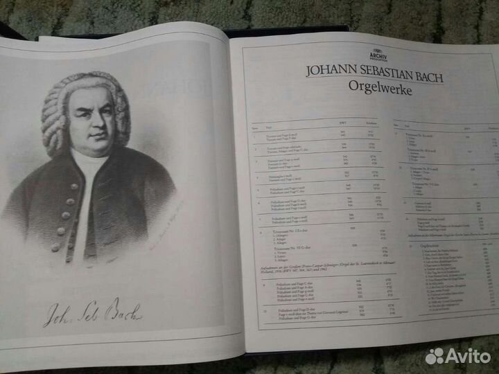 Бах И.С. редкий винил на 32 пластинках