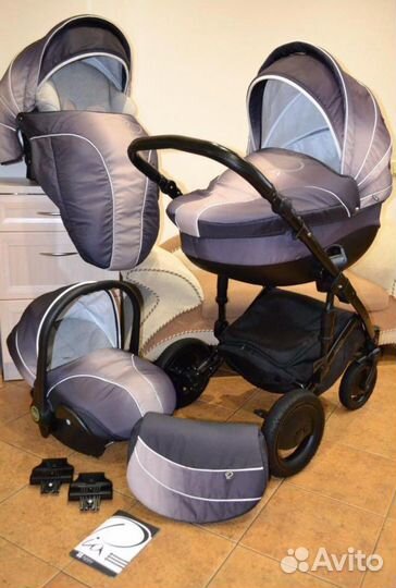 Коляска Tutis Pia 3 в 1 platinum