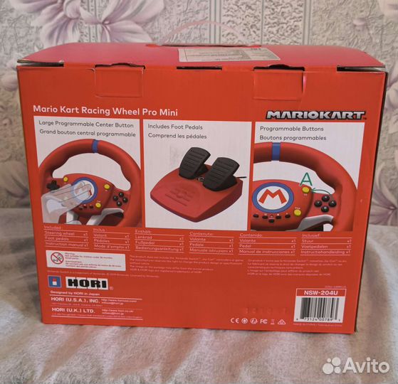 Новый беспроводной руль Hori ps4-142e + Nintendo