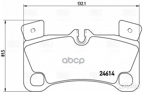 Колодки торм. для а/м Audi Q7 (06) /Porsche Cay