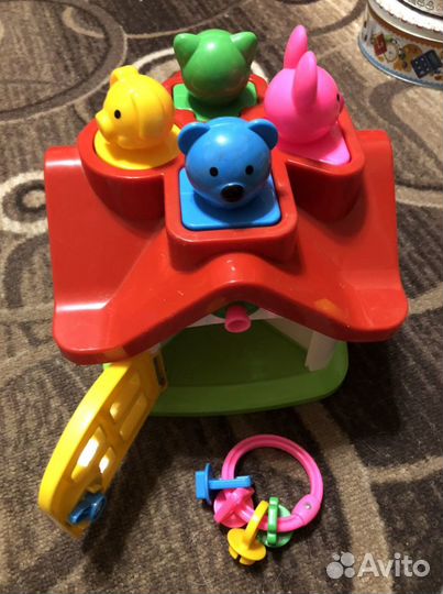 Пазл сортер дерево + домик сортер в идеале